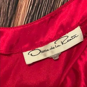 Oscar de la Renta Sleepwear Intimates & Sleepwear - Vintage Oscar de la renta red slip nightgown Oscar de la Renta Sleepwear Intimates & Sleepwear - Vintage Oscar de la renta red slip nightgown